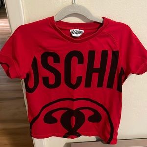 Moschino kid tee logo size 8. Great condition